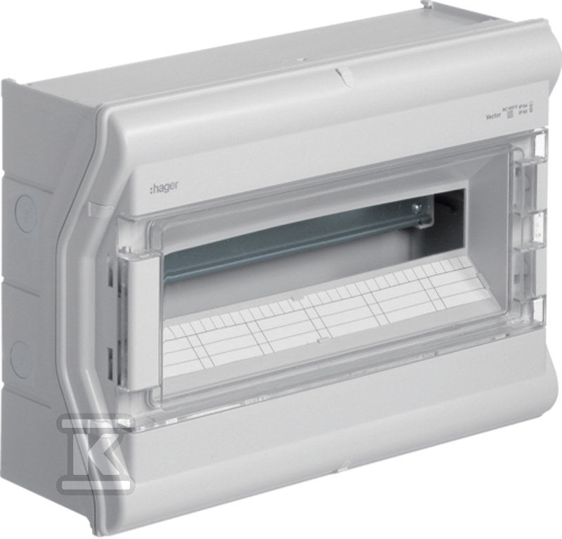 Rozdzielnica n/t IP65 odporna na UV przetłoczenia 1R/18M (1x18)