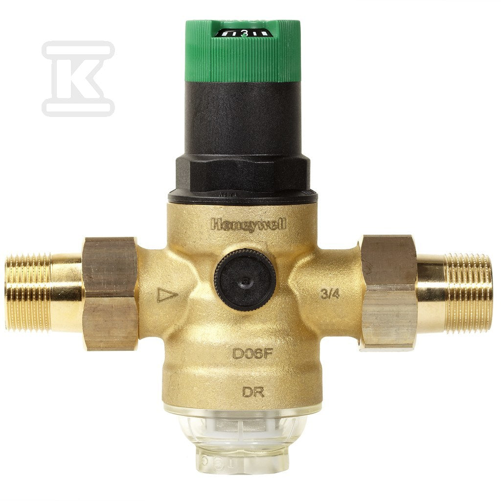 Regulator ciśnienia, ze śrubunkami, 1/2"