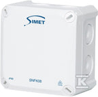 Puszka instalacyjna naścienna SNFK08, 85x85x54, IP66 biały