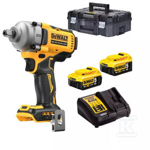 DeWalt 18V XR Klucz udarowy 1/2" 2 X 5Ah