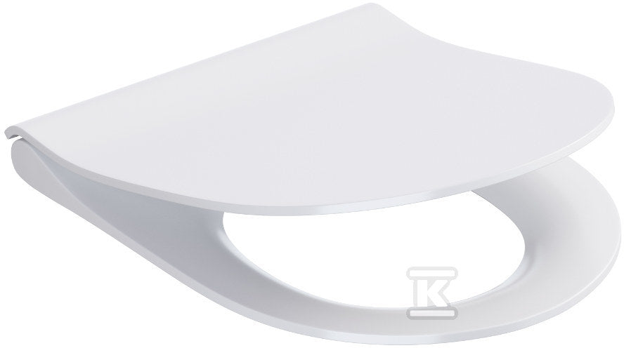 Deska sedesowa City Oval Slim, duroplast antybakteryjna, system wolnego opadania i łatwego wypinania, ONE BUTTON