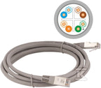 Patchcord F/UTP kat.6 PVC 10.0m