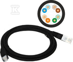 Patchcord U/UTP kat.5e PVC 5.0m czarny