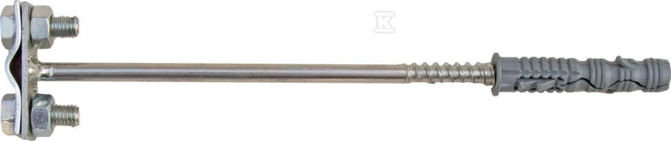 Uchwyt uniwersalny z kołkiem rozporowym L=100mm