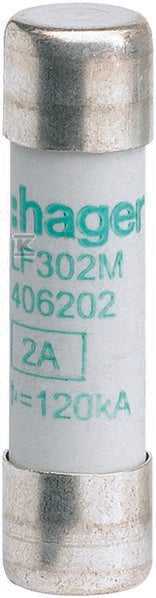 Wkładka bezpiecznikowa cylindryczna CH-10 10x38mm aM 2A 500VAC
