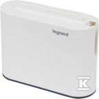 Rozgałęźnik 2x2P, USB A+C - biały/grafitowy, HELMO