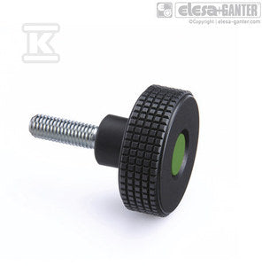 Pokrętło radełkowane MBT.30 P-M5x40-C17