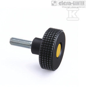 Pokrętło radełkowane MBT.30 P-M6x16-C4