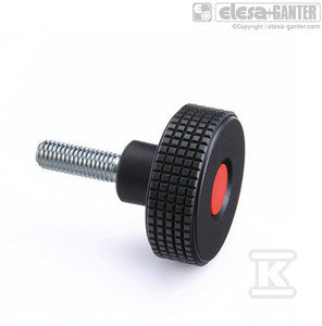 Pokrętło radełkowane MBT.60 P-M10x20-C6