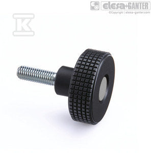 Pokrętło radełkowane MBT.60 P-M10x50-C3