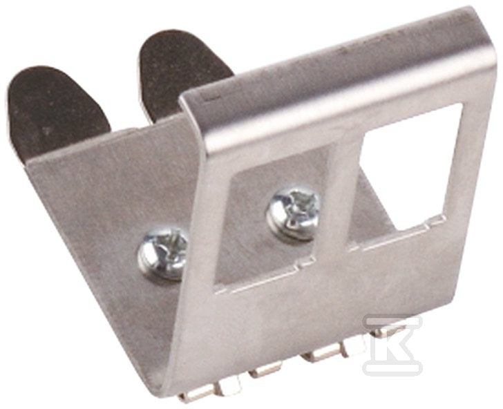 Adapter mocowania typu Keystone na szynę DIN (TH-35) 2x moduł Keystone