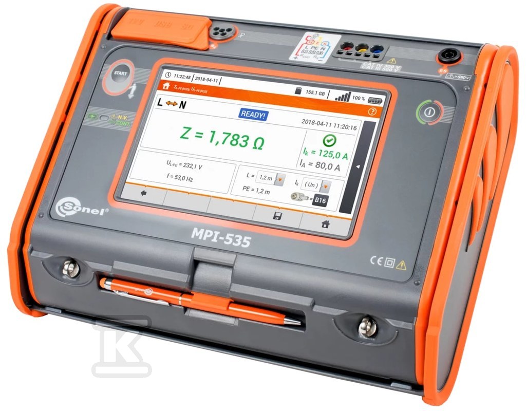 MPI-535 Wielofunkcyjny miernik parametrów instalacji elektrycznych