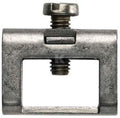 Widełki zaciskowe (szyba bus), Jarzmo, srebrny, 4 mm2, Szerokość: 5.3 mm, M 3, Stal, ZB 4