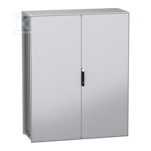 Stojąca obudowa modułowa, PanelSeT SFN, stal dekarbonizowana, płyta montażowa, 2000x1600x600mm, drzwi podwójne, IP55