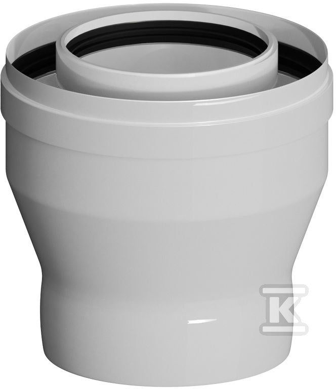 Redukcja PP-AL DN60/100mm x DN80/125mm z uszczelką [EPDM] ONNLINE