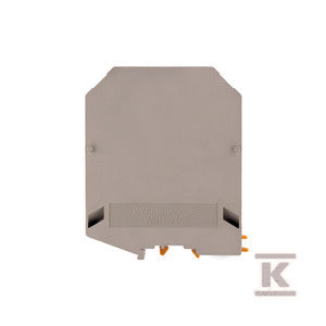 Blok zacisku przelotowego, złącze śrubowe, Ciemnobeżowy, 240 mm2, 415 A, 1000 V, liczba przyłączeń: 2, WDU 240