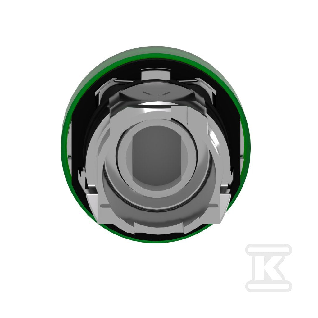 Główka dla led zielony ZB4BV033