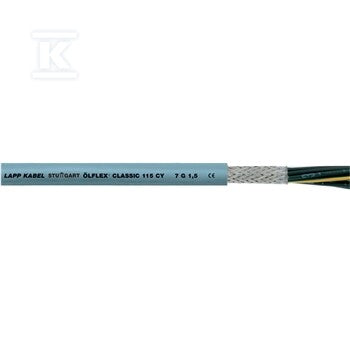 Przewód sterowniczy OLFLEX CLASSIC 115 CY 7G0,75 żyły czarne numerowane 500V ekranowany