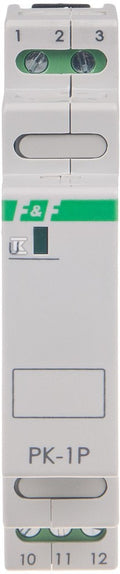 Przekaźnik elektromagnetyczny PK-1P 230V AC, styk: 1P I=16A, 1 moduł