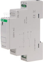 Przekaźnik elektromagnetyczny PK-1P 230V AC, styk: 1P I=16A, 1 moduł