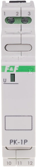 Przekaźnik elektromagnetyczny PK-1P 48 V Un=48V AC/DC Io<16A montaż na szynie TH-35