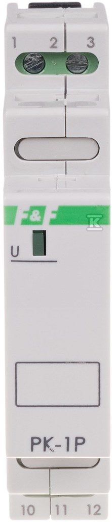 Przekaźnik elektromagnetyczny PK-1P 48 V Un=48V AC/DC Io<16A montaż na szynie TH-35