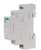 Przekaźnik elektromagnetyczny PK-1P 12V AC/DC, styk: 1P I=16A, 1 moduł