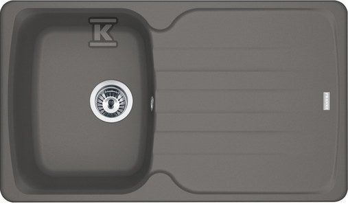 Zlewozmywak wbudowywany Fragranit+ Antea AZG 611-86 Kamienny Szary