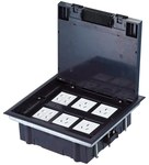 Adapter 45x45 2xRJ45 (płaski) ALANTEC
