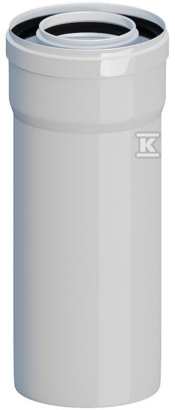 Rura kominowa prosta koncentryczna PP-AL L2000mm DN60/100mm z inspekcją z uszczelką [EPDM] ONNLINE