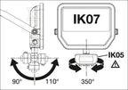 Naświetlacz Floodlight 10 SN P 8W 1K2LM 840 PS SY100 WT Naświetlacz z elastycznym czujnikiem ruchu i światła dziennego, do 1200 lm