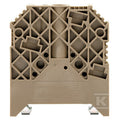 Wspornik końcowy, Ciemnobeżowy, TS 35, V-2, Wemid, Szerokość: 12 mm, 100 °C, WEW 35/1