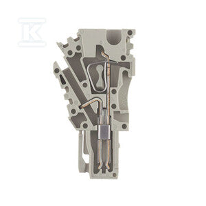 Wtyczka (terminal), złącze wtykowe, 2.5 mm2, 24 A, 500 V, liczba przyłączeń: 1, Liczba biegunów: 1, Szerokość: 5.1 mm, ZP 2.5/1AN/QV/1