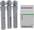 Przekaźnik kontroli poziomu cieczy PZ-829 dwustanowy, z sondami PZ2 w komplecie (3szt.), styki 2×1P, I=2×16A, 3 moduły