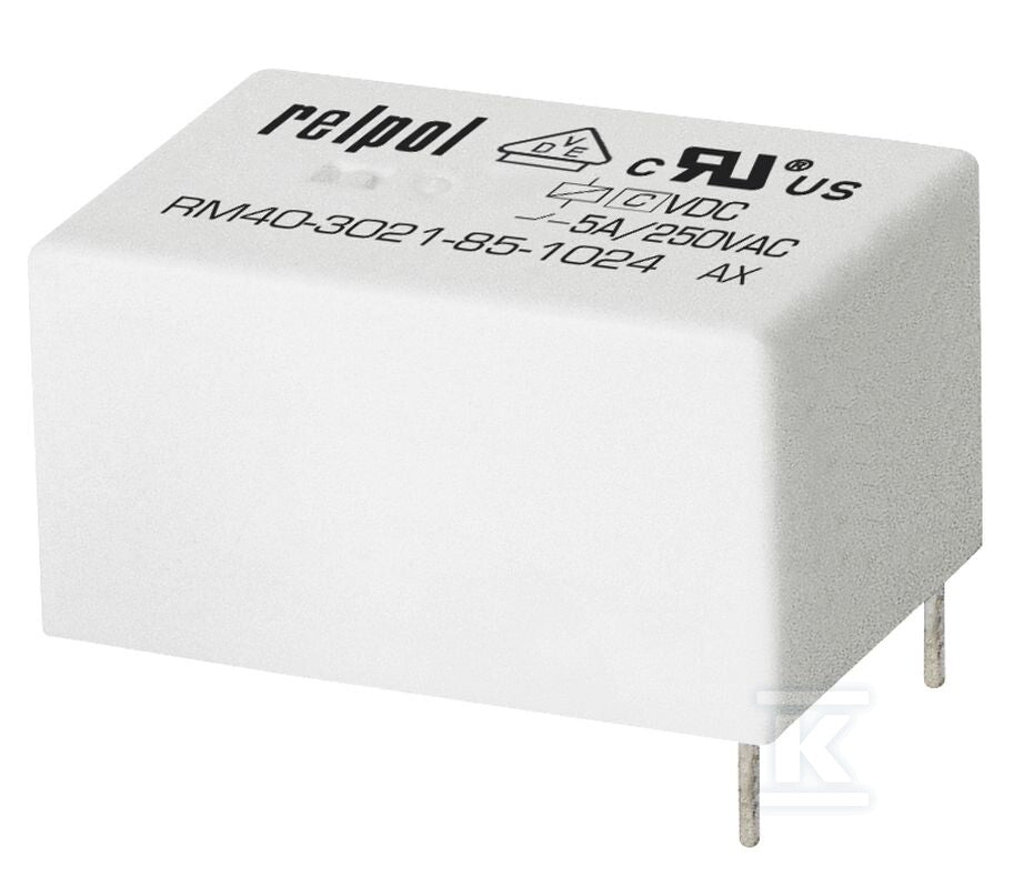 Przekaźnik miniaturowy RM40-3021-85-1006 elektromagnetyczny do obwodu drukowanego, wysokość 10,5mm