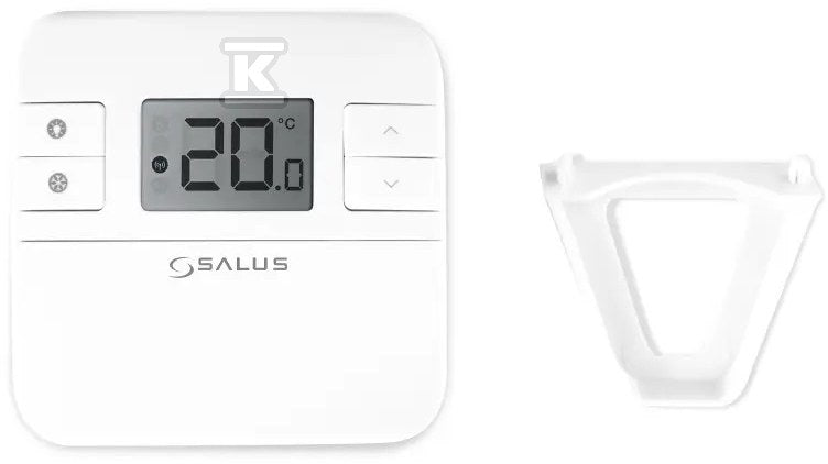 Regulator temperatury bezprzewodowy SALUS RT310RF 230V dobowy natynkowy biały