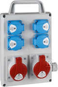 ROZDZIELNICA ROS-SLIM 3*16A 5P, 2X250V(SHUKO) Z UCHWYTEM ROS-SLIM\1603DS