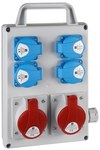 ROZDZIELNICA ROS-SLIM 3*16A 4P, 2X250V Z UCHWYTEM ROS-SLIM\1602D