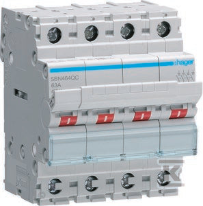 Rozłącznik izolacyjny modułowy 4P 63A 400VAC QuickBar
