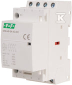 Stycznik modułowy na szynę, styki 4xNO, 25A, 24V DC