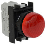 Lampka sygnalizacyjna B z LED, 12-30V AC/DC, czerwona T0-B060XK