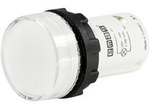 Lampka sygnalizacyjna MB z LED, monoblok, 24V AC/DC, płaski klosz, zielona T0-MBSD024Y