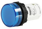 Lampka sygnalizacyjna MB z LED, monoblok, 24V AC/DC, płaski klosz, zielona T0-MBSD024Y