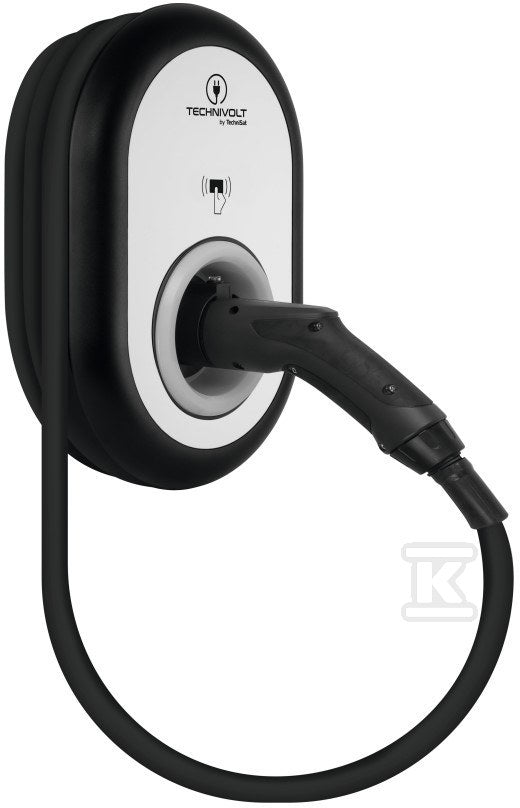 Ładowarka Wallbox 11 kW, kabel ładujący 5m typ 2, trójfazowa, karty RFID, IP54, TECHNIVOLT 101