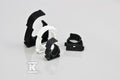 Uchwyt zamykany 37 czarny, opakowanie= 100 szt