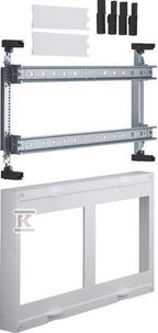 Blok z szyną nośną dla 4xNH00(8xNH000) 300x500 mm