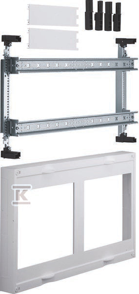 Blok z szyną nośną dla 4xNH00(8xNH000) 300x500 mm