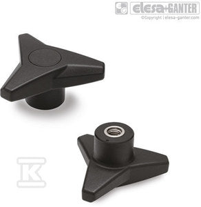 Pokrętło trójramienne VB.839/63 SST-M8-C9