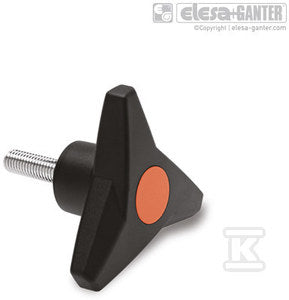 Pokrętło trójramienne VB.839/63 P-M8x25-C2
