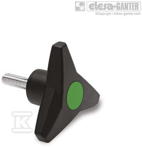 Pokrętło trójramienne VB.839/80 B-M12-C9